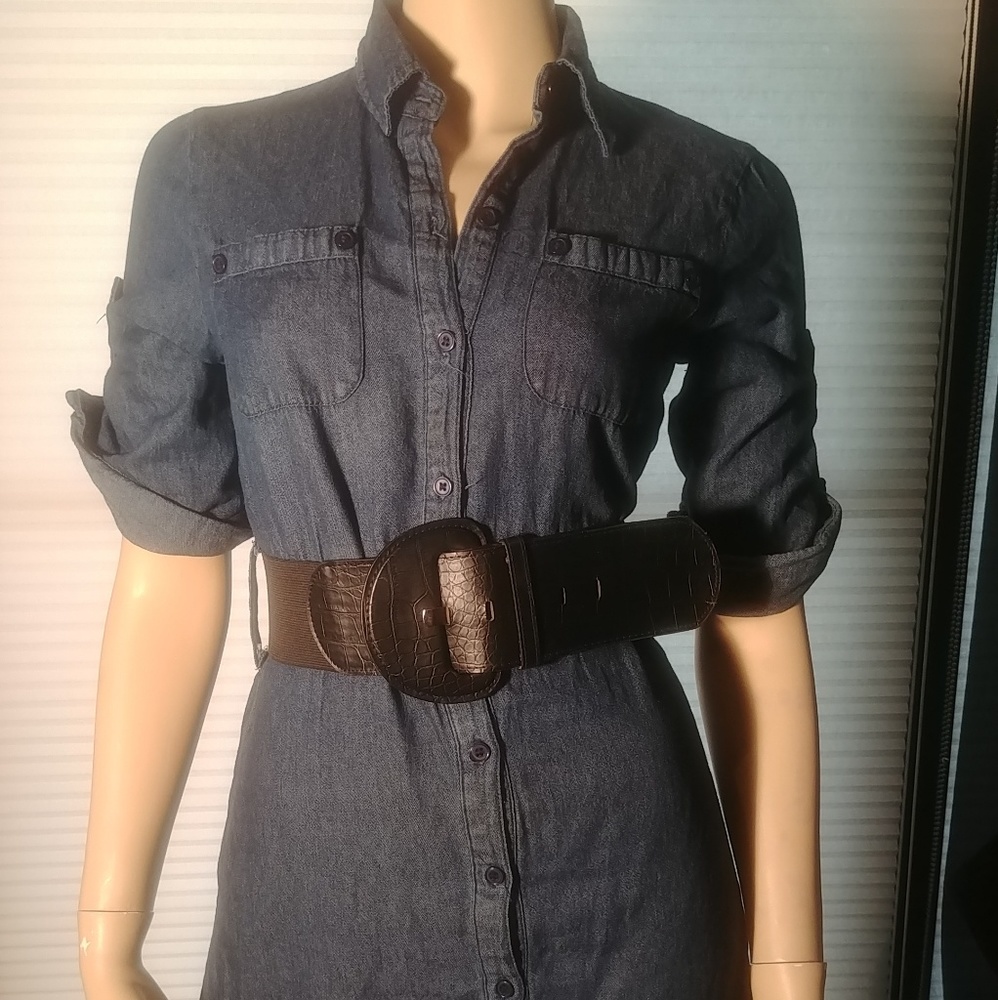 Jean mini dress